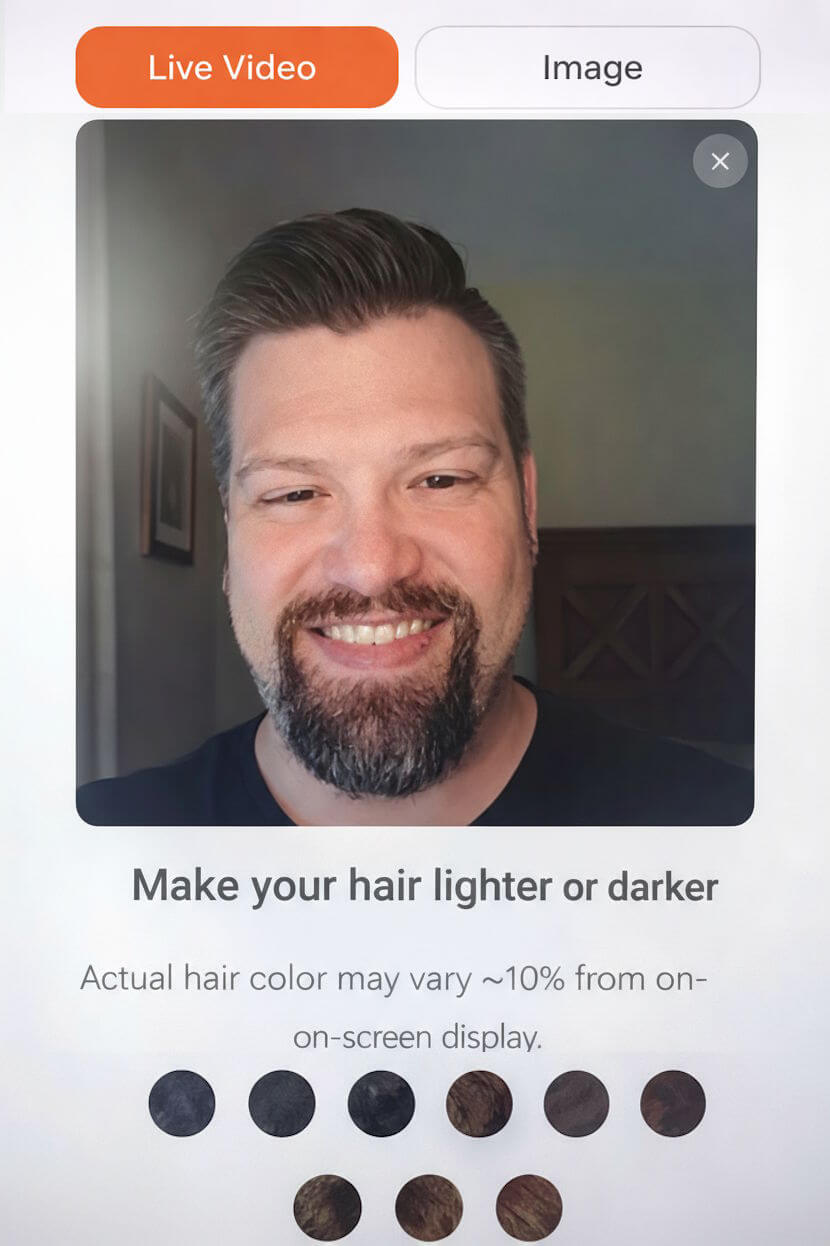 Using the AI color analyzer